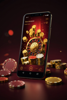 Smartphone avec l'application Slotexo